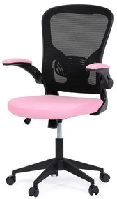 BONTEC Kancelárska stolička, hojdací mechanizmus, čierna, KA-V317 BK Farba: Ružová