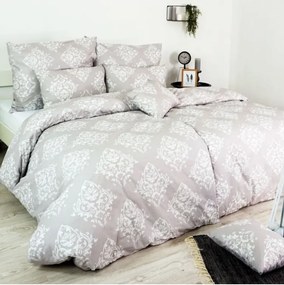 Obliečky bavlnené Atény sivé 140x200 + 70x90 EMI