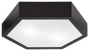 Stropné svietidlo HEX 2xE27/60W/230V pr. 43 cm borovica wenge