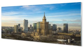 Obraz na akrylátovom skle Panorama varšava mrakodrapov 120x60 cm