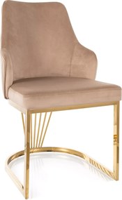 SI Alure Velvet stolička béžová
