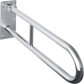 Bemeta Design HELP: Madlo, 813 mm, v tvare U, sklopné, bez krytky, nerez, lesk - 301102081