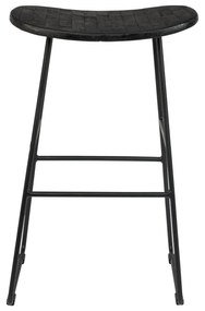 Čierna barová stolička 2 ks (výška sedadla 62 cm) Tangle – White Label