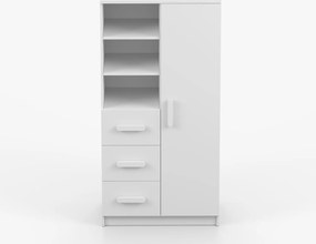 Regál SMYK - biely (viac variant)