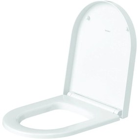 DURAVIT ME by Starck WC sedátko bez sklápacej automatiky, tvrdé z Duroplastu, biela, 0020010000