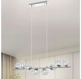 ONLI - Závesný luster na lankách KIMBERLY 8xG9/6W/230V lesklý chróm