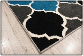 Dekorstudio Moderný koberec SUMATRA - Modrý marocký vzor Rozmer koberca: 160x220cm