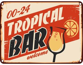 Ceduľa Tropical Bar