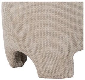 Béžový ženilkový taburet – Ixia