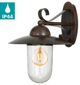 EGLO 83589 - Vonkajšie nástenné svietidlo MILTON 1xE27/60W