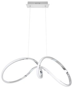 Závesné LED svietidlo Tesoro, 1x LED 48w, 4000k, ch