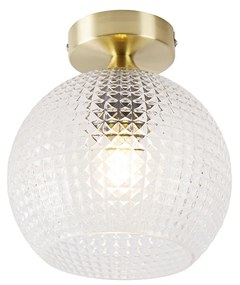Inteligentné stropné svietidlo Art Deco mosadz vrátane Wifi A60 - Sphere