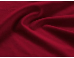 Červená zamatová rozkladacia/s úložným priestorom pohovka 235 cm Kyoto – Cosmopolitan Design