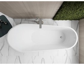 Mexen OVIEDO VOĽNE STOJACA VANA Biela 170 x 76 CM + sifón automat, 51561707600