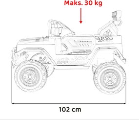 Ramiz Terénne vozidlo CLIMBER Biela