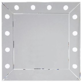 Make Up Square zrkadlo sivé 81x81cm