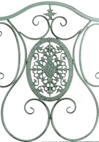 Kovová skladacia stolička Sibell (SET 2 ks) - Zelená antik