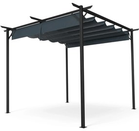 Pantheon Robust Pergola, 3x3 m práškovo lakovaná oceľ odolná voči poveternostným vplyvom