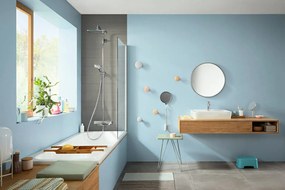 Hansgrohe Talis E, umývadlová batéria 110 s odtokovou súpravou Push–Open, chrómová, HAN-71711000