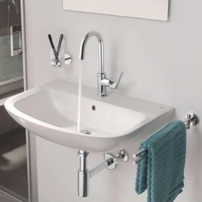 GROHE Start Flow páková umývadlová batéria s otočným výtokom, s odtokovou súpravou s tiahlom, výška výtoku 209 mm, chróm, 23811000