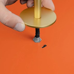 Oranžové kovové LED stmievateľné závesné svietidlo s kovovým tienidlom ø 31 cm Asteria Plus – UMAGE