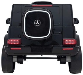 Detské autíčko s elektrickým pohonom 4x4 Mercedes Benz EQG - čierne