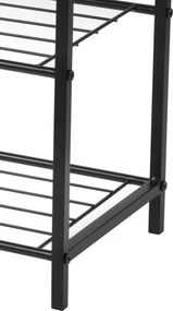 Noela Kovový botník s odkladacou plochou BINA SIMPLE 63