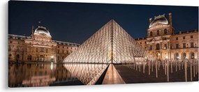 Obraz - Louvre v noci (120x50 cm)