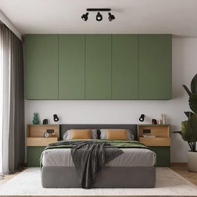 Sollux SL.1316 - Nástenné bodové svietidlo ELBA 1xE27/15W/230V čierna