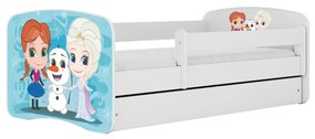 Detská posteľ Babydreams Snehové princezné biela