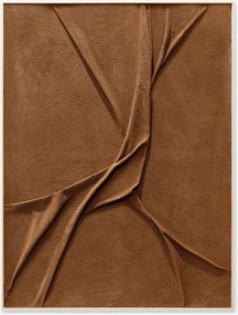 Ručne maľovaná nástenná dekorácia na plátne Leather