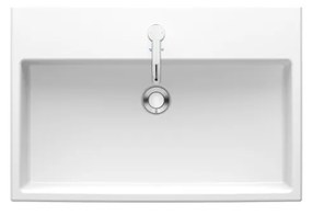 Duravit Vero Air - Umývadlo brúsené 700x470 mm, s prepadom, biela 2350700027