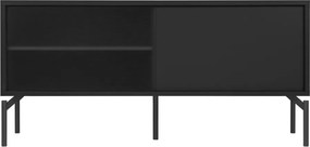 Čierny TV stolík 116x55x42 cm Met Mini – noo.ma