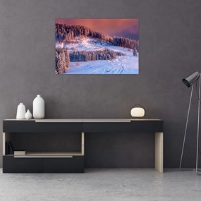 Obraz zimnej krajiny (90x60 cm)