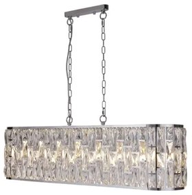 Searchlight 65818-8CC - Závesný luster na reťazi BIJOU 8xE14/40W/230V