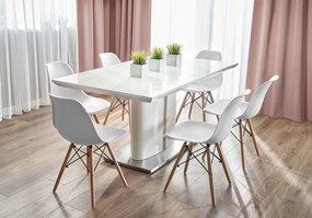 Dekorstudio Dizajnová jedálenská stolička v škandinávskom štýle - biela