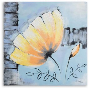 Gario Obraz na plátne Kvetina s kalichom vľavo Rozmery: 40 x 40 cm