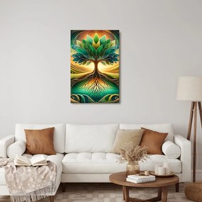 Obraz mystický strom života pri jazere