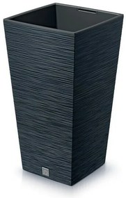 Kvetináč FURU SQUARE 39,5 cm, antracitový, 39 cm