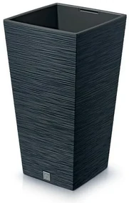 Kvetináč FURU SQUARE 39,5 cm, antracitový, 39 cm