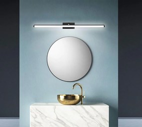 Toolight Toolight, LED kúpeľňové svietidlo nad zrkadlo 12W 50CM APP373-1W, čierna, OSW-05003