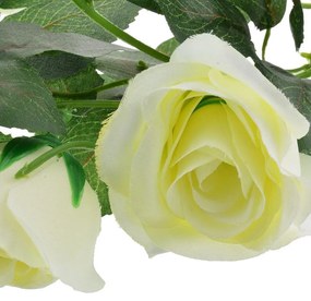 DAALO Umelá previsnutá kvetina - biela