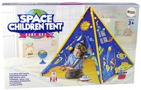 Lean Toys Detský stan teepee – Vesmírny motív