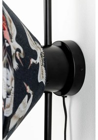 Čierne nástenné svietidlo Jaylee – White Label