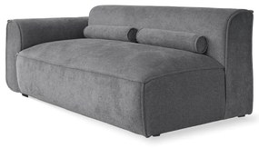 Sivý modul pohovky (ľavý roh) Flex Felix – Miuform