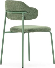 Zelené jedálenské stoličky v súprave 4 ks Adriel – Marckeric