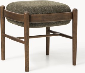 Čalúnená taburetka z dubového dreva Imara