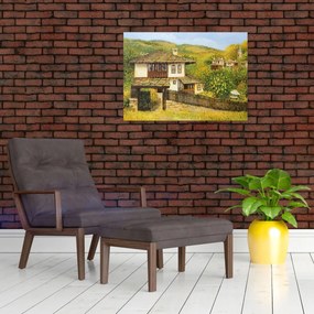 Obraz - Chalúpky v lete (70x50 cm)