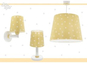 Dalber 82212A - Detský luster STAR LIGHT 1xE27/60W/230V žltá