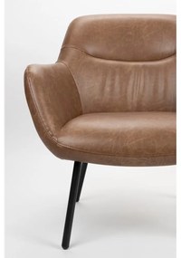 Hnedé kreslo Dude – White Label